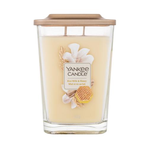 Yankee Candle Elevation Collection Rice Milk & Honey 552 g vonná svíčka unisex poškozený obal