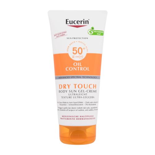 Eucerin Sun Oil Control Dry Touch Body Sun Gel-Cream SPF50+ 200 ml krémový gel na opalování pro mastnou a aknózní pokožku unisex