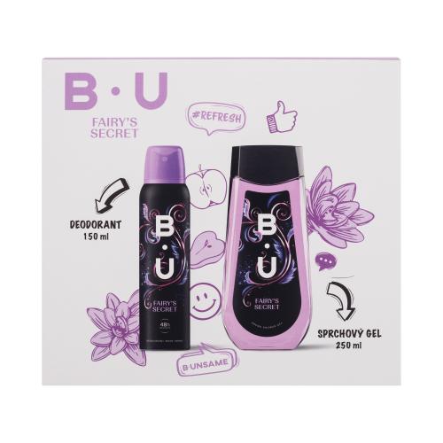 B.U. Fairy´s Secret dárková kazeta deospray pro ženy deodorant 150 ml + sprchový gel 250 ml