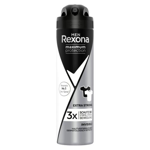 Rexona Maximum Protection Invisible antiperspirant proti nadměrnému pocení pro muže Extra Strong 150 ml