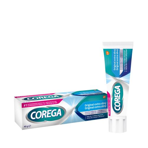 Corega Original Extra Strong 40 g extra silný fixační krém pro zubní náhradu unisex