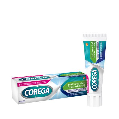 Corega Fresh Extra Strong 40 g svěží, extra silný fixační krém pro zubní náhradu unisex