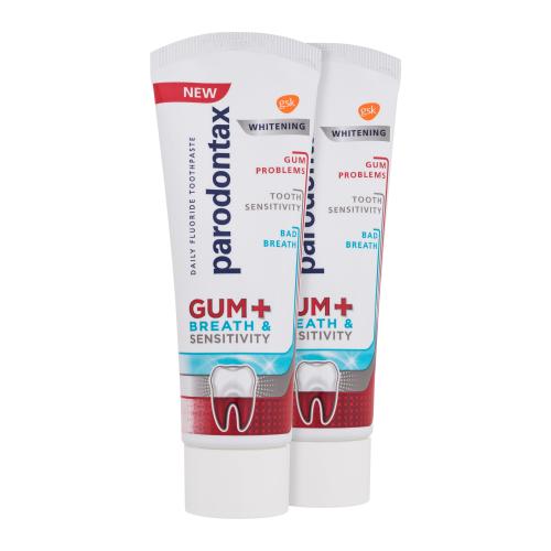Parodontax Gum And Sens Whitening bělicí pasta na zuby 2x75 ml