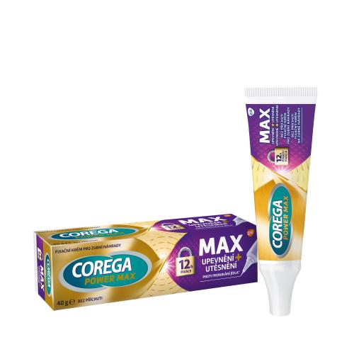 Corega Power Max Fixing + Sealing 40 g fixační krém pro pevné a těsné nošení zubní náhrady unisex