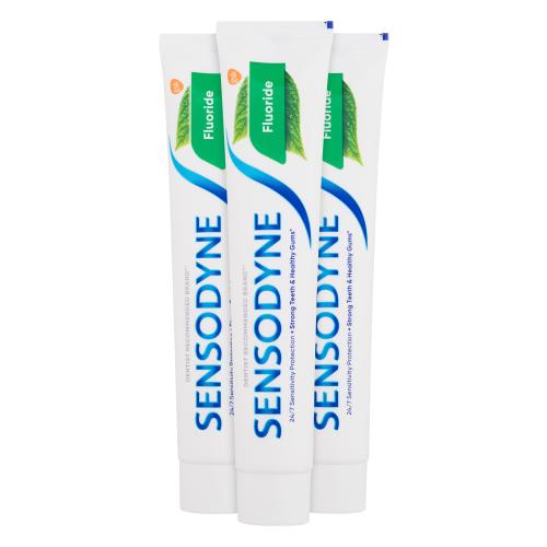 Sensodyne Fluoride zubní pasta pro citlivé zuby 3x75 ml