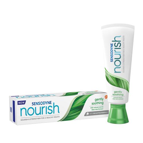 Sensodyne Nourish Gently Soothing 75 ml jemná zubní pasta s přírodními extrakty unisex