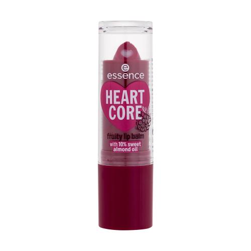 Essence Heart Core Fruity Lip Balm 3 g vyživující balzám na rty pro ženy 05 Bold Blackberry