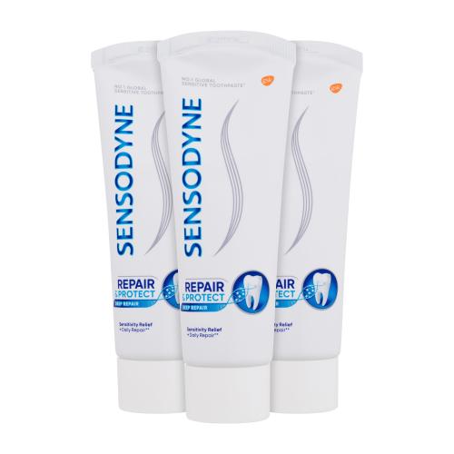 Sensodyne Repair & Protect Cool Mint zubní pasta pro citlivé zuby 3x75 ml