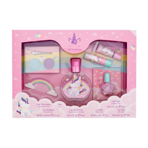 Be a Unicorn EDT 50 ml + Manicure and Make-up set pro děti