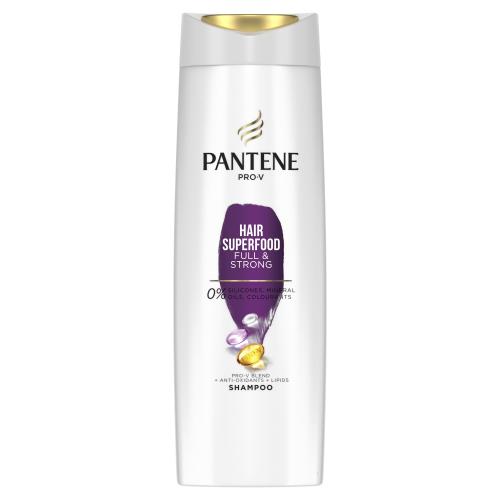 Pantene Superfood Full & Strong Shampoo 400 ml posilující šampon na vlasy pro ženy