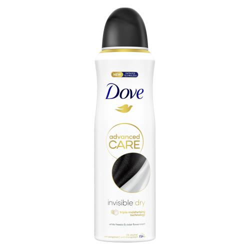 Dove Advanced Care Invisible Dry 72h 200 ml antiperspirant nezanechávající skvrny na oblečení pro ženy