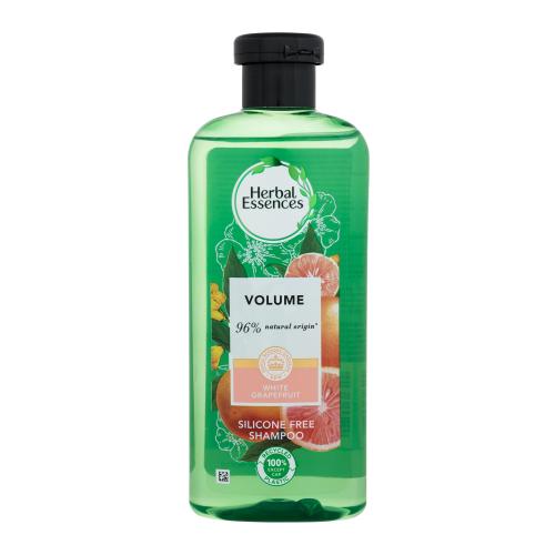 Herbal Essences 96% Natural Origin Volume šampon na vlasy White Grapefruit & Mosa Mint 400 ml