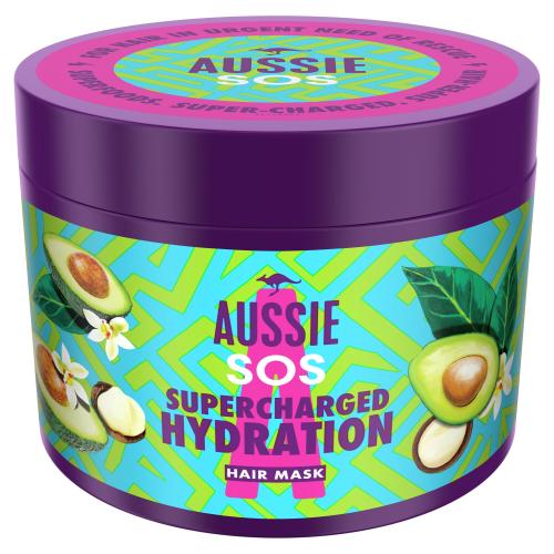 Aussie SOS Supercharged Hydration Hair Mask 450 ml hydratační maska pro velmi suché vlasy pro ženy
