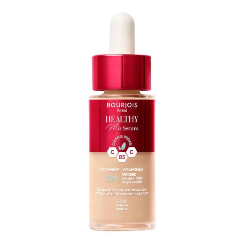 BOURJOIS Paris Healthy Mix Clean & Vegan Serum Foundation 30 ml rozjasňující tekutý make-up pro ženy 52W Vanilla
