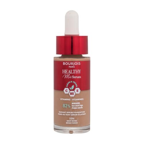 Bourjois Healthy Mix lehký make-up pro přirozený vzhled odstín 55N Deep Beige 30 ml