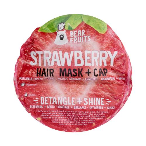 Bear Fruits Strawberry maska na vlasy pro lesk a hebkost vlasů 20
