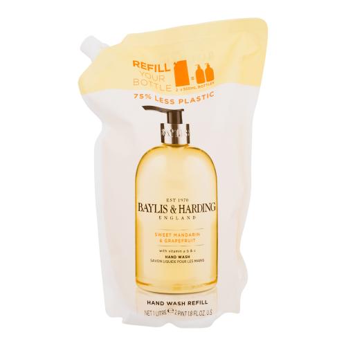Baylis & Harding Sweet Mandarin & Grapefruit tekuté mýdlo na ruce náhradní náplň 1000 ml