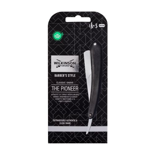 Wilkinson Sword Barber´s Style Cut Throat Razor břitva na holení s náhradními břity pro muže holicí břitva 1 ks + břity 5 ks
