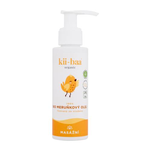Kii-Baa Organic Baby Bio Apricot Oil 100 ml tělový olej pro děti