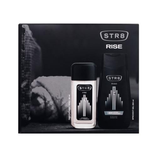 STR8 Rise dárková kazeta deospray pro muže deodorant 85 ml + sprchový gel 250 ml