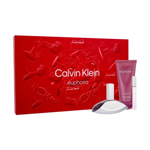 Calvin Klein Euphoria dárková kazeta pro ženy parfémovaná voda 100 ml + parfémovaná voda 10 ml + tělové mléko 200 ml