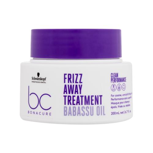 Schwarzkopf Professional BC Bonacure Frizz Away Treatment 200 ml uhlazující a vyživující maska pro nepoddajné a krepaté vlasy pro ženy