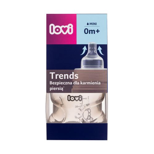 LOVI Trends Bottle 0m+ Beige 120 ml kojenecká lahev pro děti