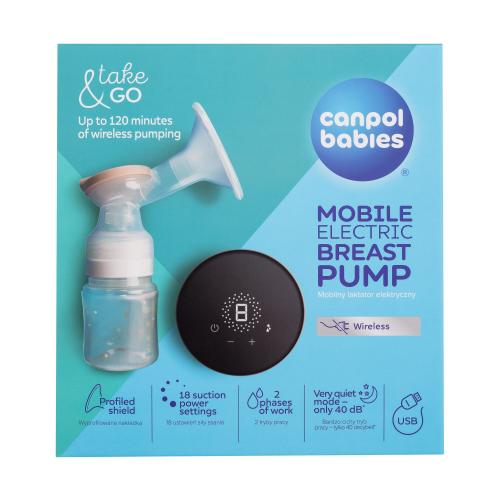 Canpol babies Take & Go Mobile Electric Breast Pump 1 ks elektrická odsávačka mléka pro ženy
