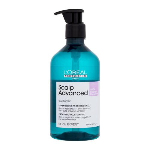 L'Oréal Professionnel Scalp Advanced Anti-Discomfort Professional Shampoo 500 ml šampon pro zklidnění citlivé pokožky hlavy pro ženy