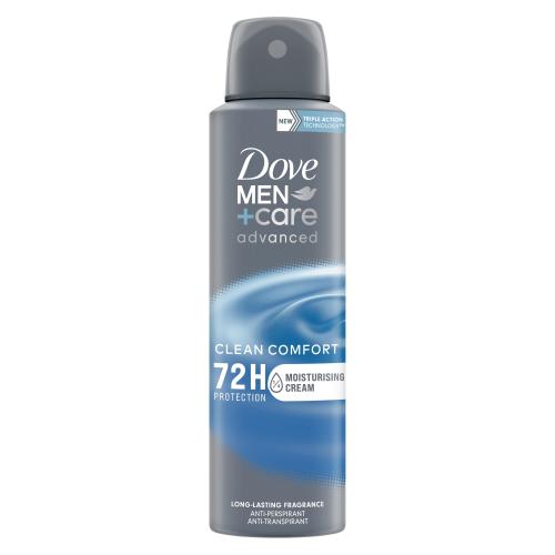 Dove Men + Care Advanced Clean Comfort 72h 150 ml antiperspirant deospray pro muže