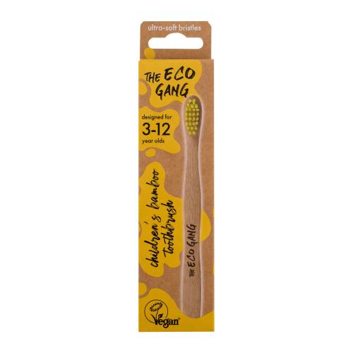 Xpel The Eco Gang Toothbrush Yellow 1 ks ekologický zubní kartáček na rostlinné bázi pro děti