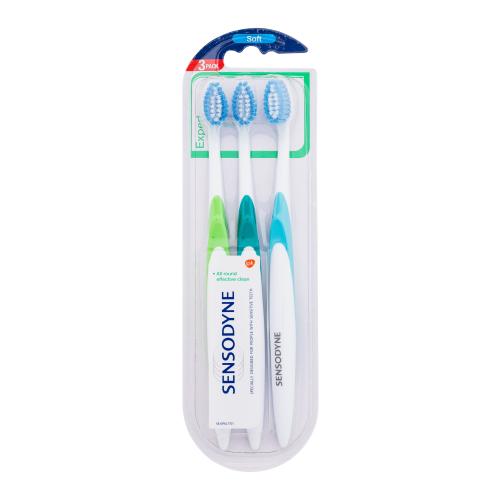 Sensodyne Expert Soft Trio kartáčky pro citlivé zuby unisex zubní kartáček 3 ks