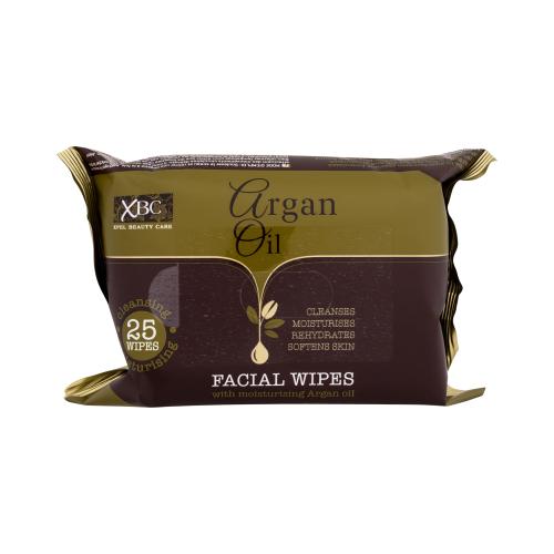 Xpel Argan Oil hydratační a čisticí vlhčené ubrousky s arganovým olejem pro ženy čistící ubrousky 25 ks