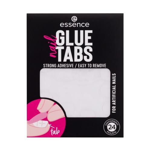 Essence Nail Glue Tabs lepící polštářky pro umělé nehty pro ženy lepící polštářky pro umělé nehty 24 ks