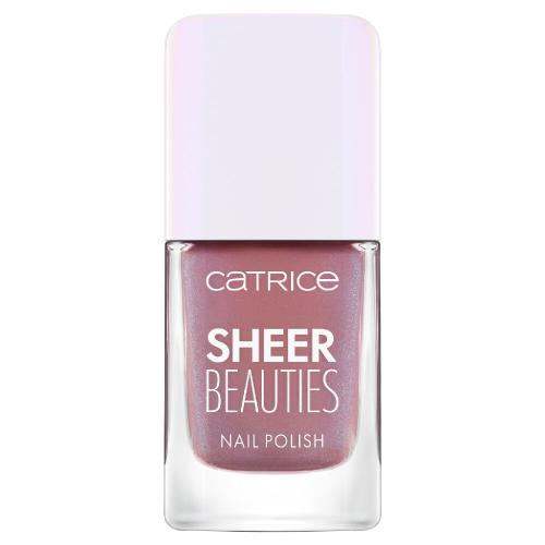 Catrice Sheer Beauties Nail Polish 10,5 ml lak na nehty s průsvitným efektem pro ženy 080 To Be ContiNUDEd