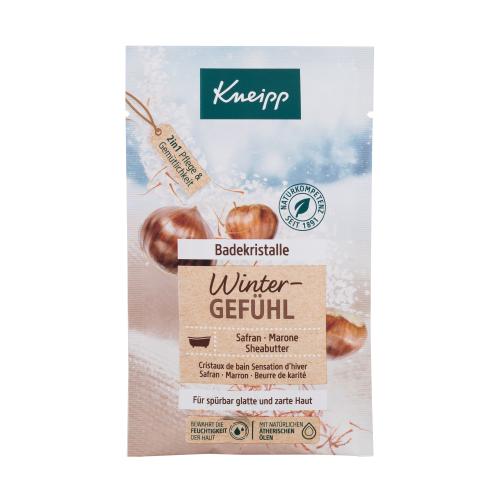 Kneipp Winter Feeling Saffron, Chestnut and Shea Butter 60 g koupelová sůl pro ženy