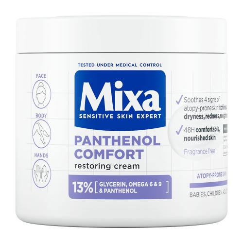 Mixa Panthenol Comfort Restoring Cream 400 ml obnovující tělový krém pro pokožku se sklonem k atopii unisex
