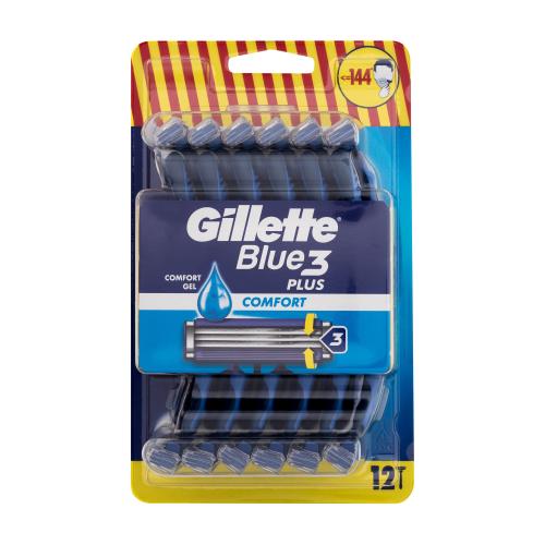 Gillette Blue3 Comfort jednorázová holítka pro muže jednorázová holítka 12 ks