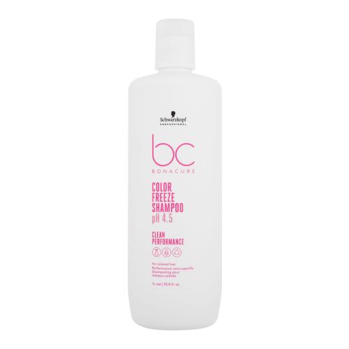 Schwarzkopf Professional BC Bonacure Color Freeze pH 4.5 Shampoo 1000 ml jemný šampon pro barvené vlasy pro ženy