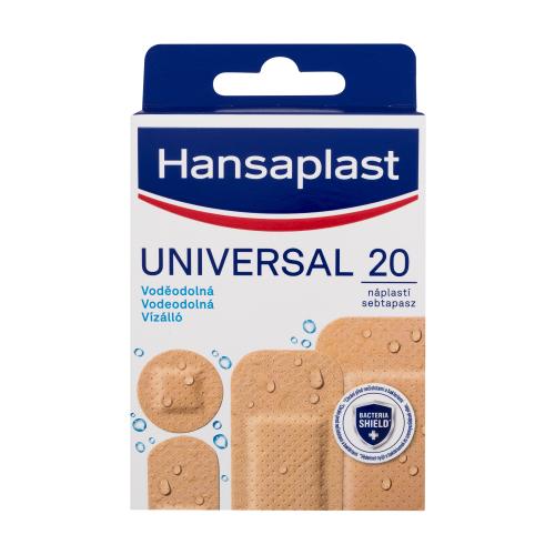 Hansaplast Universal Waterproof Plaster voděodolné náplasti unisex 20 ks náplastí