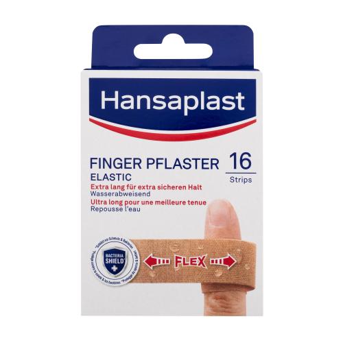 Hansaplast Finger Strips Elastic voděodolné náplasti na prsty unisex 16 ks náplastí