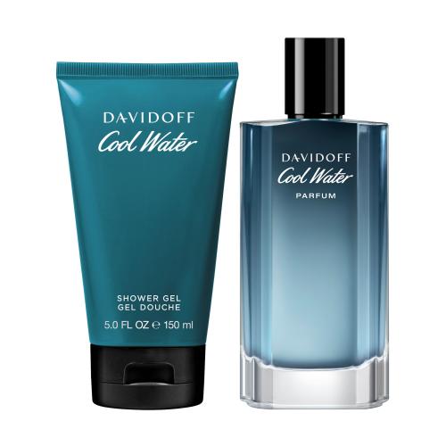 Davidoff Cool Water Parfum set pro muže parfém 100 ml + sprchový gel 150 ml