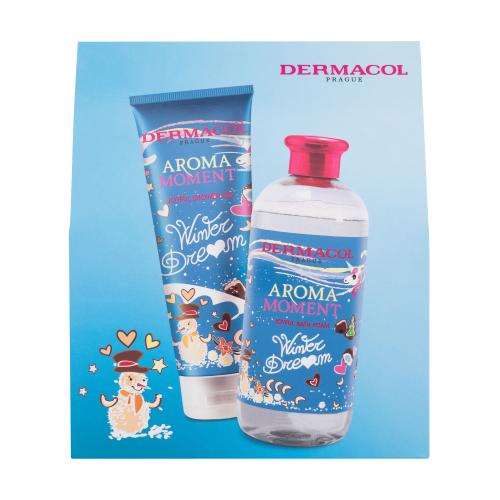 Dermacol Aroma Moment Winter Dream dárková kazeta unisex pěna do koupele 500 ml + sprchový gel 250 ml