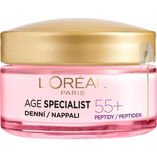 L'Oréal Paris Age Specialist 55+ Anti-Wrinkle Brightening Care 50 ml rozjasňující pleťový krém proti vráskám pro ženy