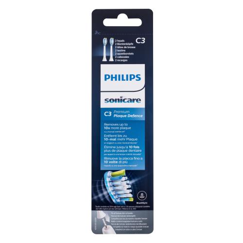 Philips Sonicare C3 Premium Plaque Defence HX9042/17 White náhradní hlavice na sonický elektrický zubní kartáček unisex náhradní hlavice Sonicare C3 Premium Plaque Defense 2 ks