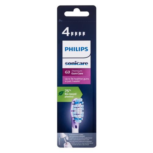 Philips Sonicare G3 Premium Gum Care HX9044/33 náhradní hlavice na sonický elektrický zubní kartáček unisex náhradní hlavice Sonicare G3 Premium Gum Care 4 ks