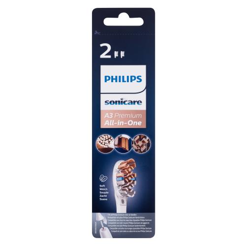 Philips Sonicare A3 premium All-in-One HX9092/10 White náhradní hlavice na sonický elektrický zubní kartáček unisex náhradní hlavice Sonicare A3 Premium All-in-One 2 ks