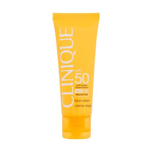 Clinique Sun Care Face Cream SPF50 50 ml opalovací krém na obličej pro ženy