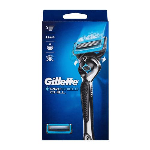 Gillette ProShield Chill holicí strojek pro muže holicí strojek 1 ks + náhradní hlavice 1 ks