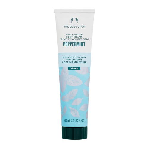 The Body Shop Peppermint Invigorating Foot Cream 100 ml chladivý krém na nohy pro ženy